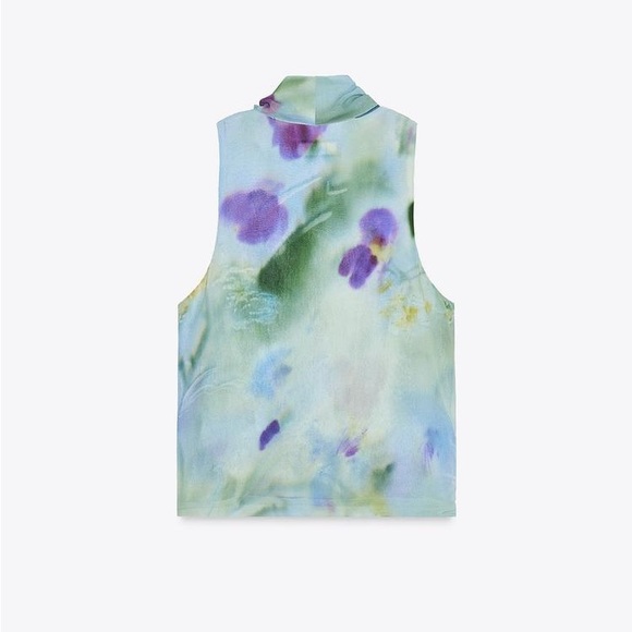 Zara Multicolor Tie-Dye Blouse - Picture 12 of 13